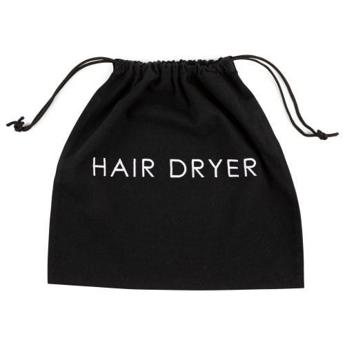 Bolsa para Secador de Cabello, Negro